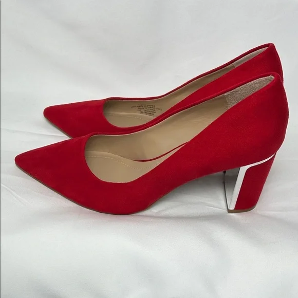 Alfani Elegant Red Women's Heels Sz 8 - Picture 6 of 8